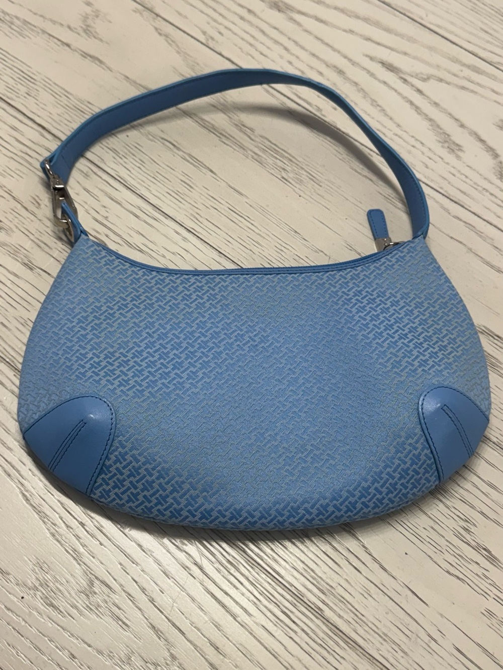 Talbots Light Blue Hobo Shoulder Bag - Picture 1 of 9